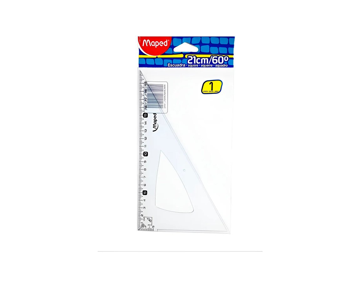 ESCUADRA MAPED GEOMETRIC 21x60