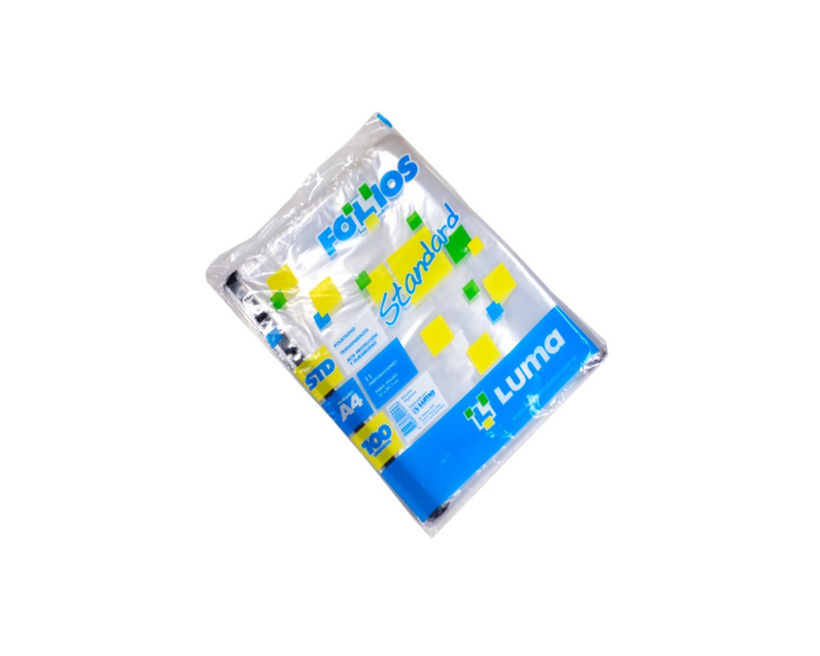 FOLIOS LUMA STANDARD A4 x100 U.