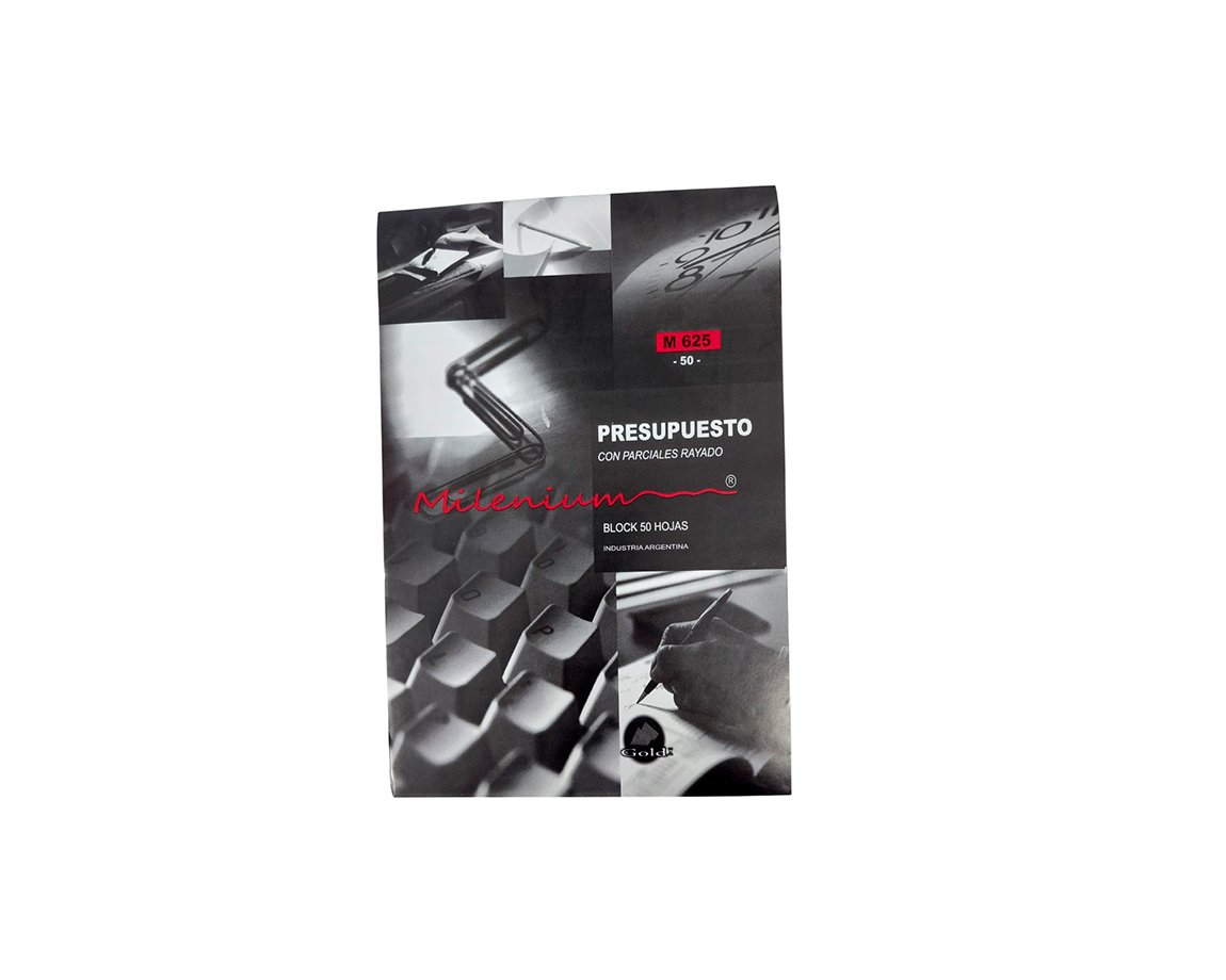 FORMULARIO M 625 PRESUPUESTO MILENIUM