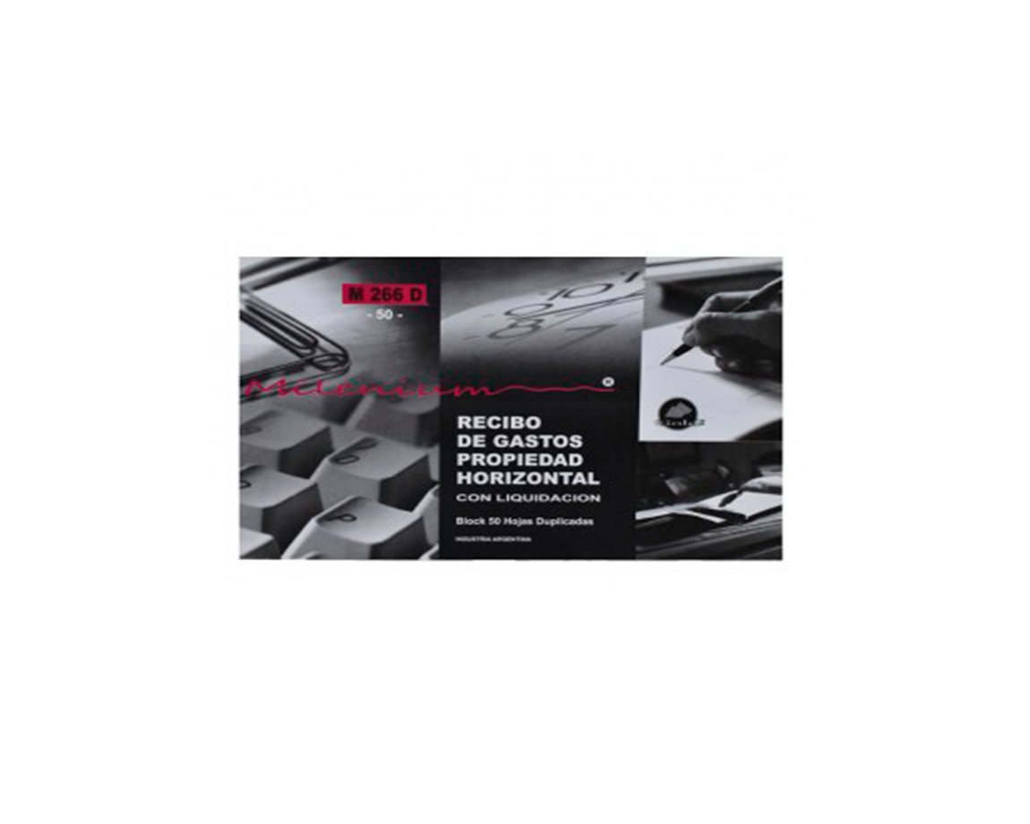 FORMULARIO M 266 (50) RECIBO PROP./HORIZ . MILENIUM
