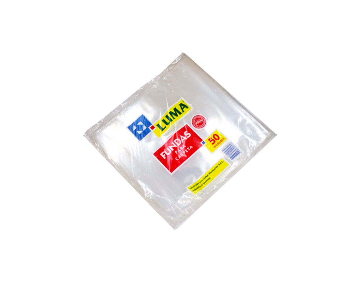 FUNDAS LUMA AJUSTABLE P/CARPETA x50
