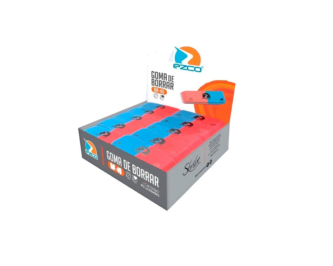 GOMAS EZCO BR-40 LAPIZ TINTA x 40 U.