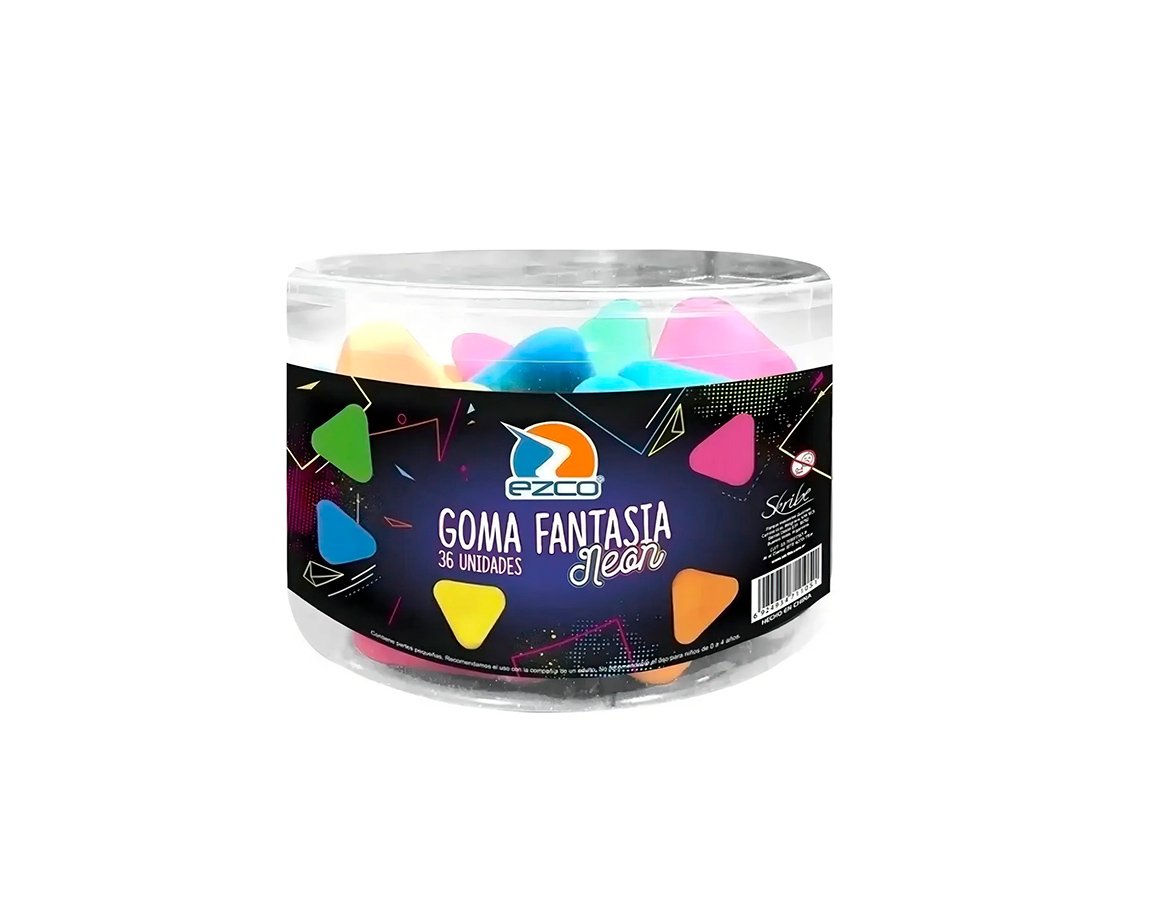 GOMAS EZCO FANTASIA x 36 U. NEON