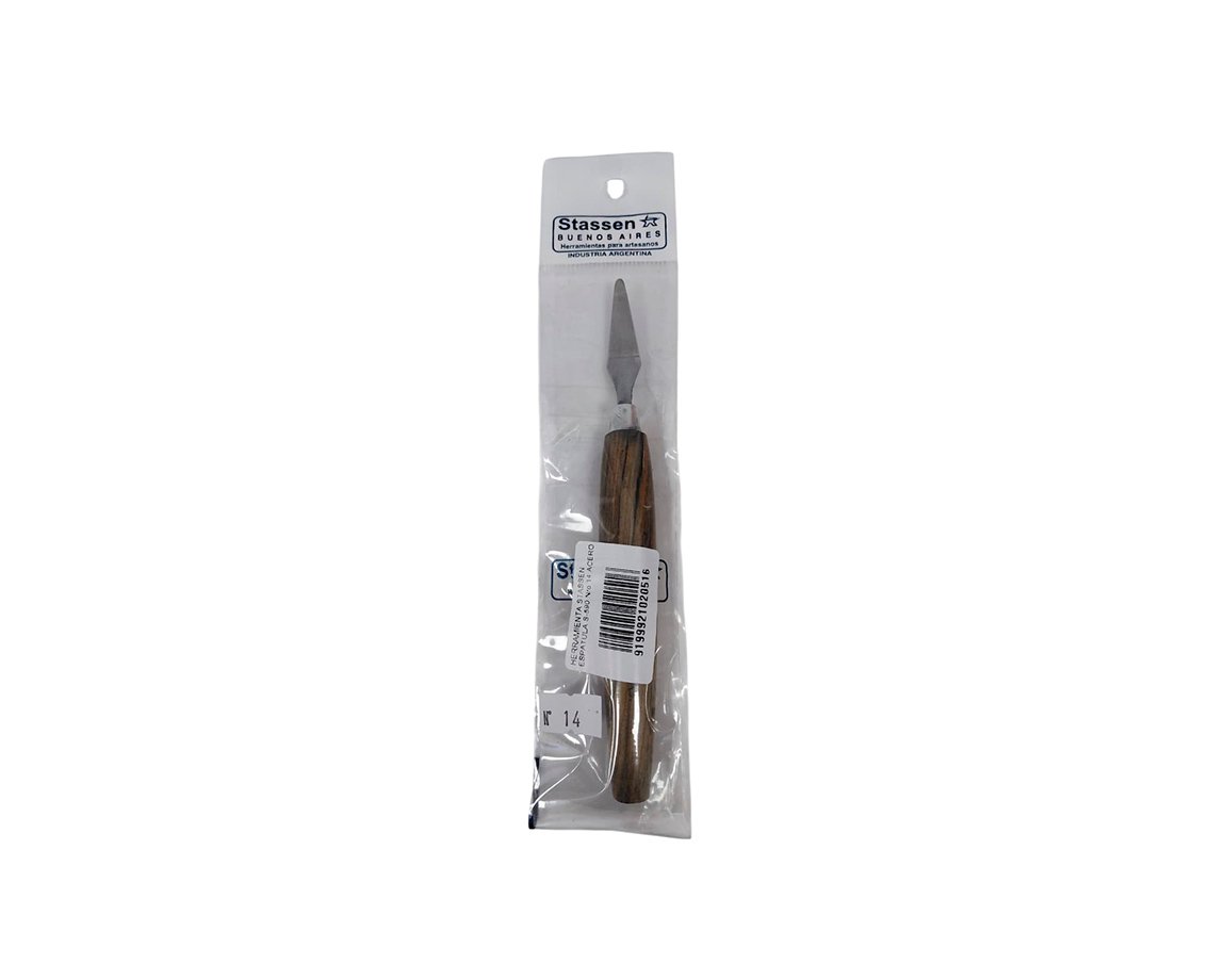 HERRAMIENTA STASSEN ESPATULA S-590 Nro 14 ACERO