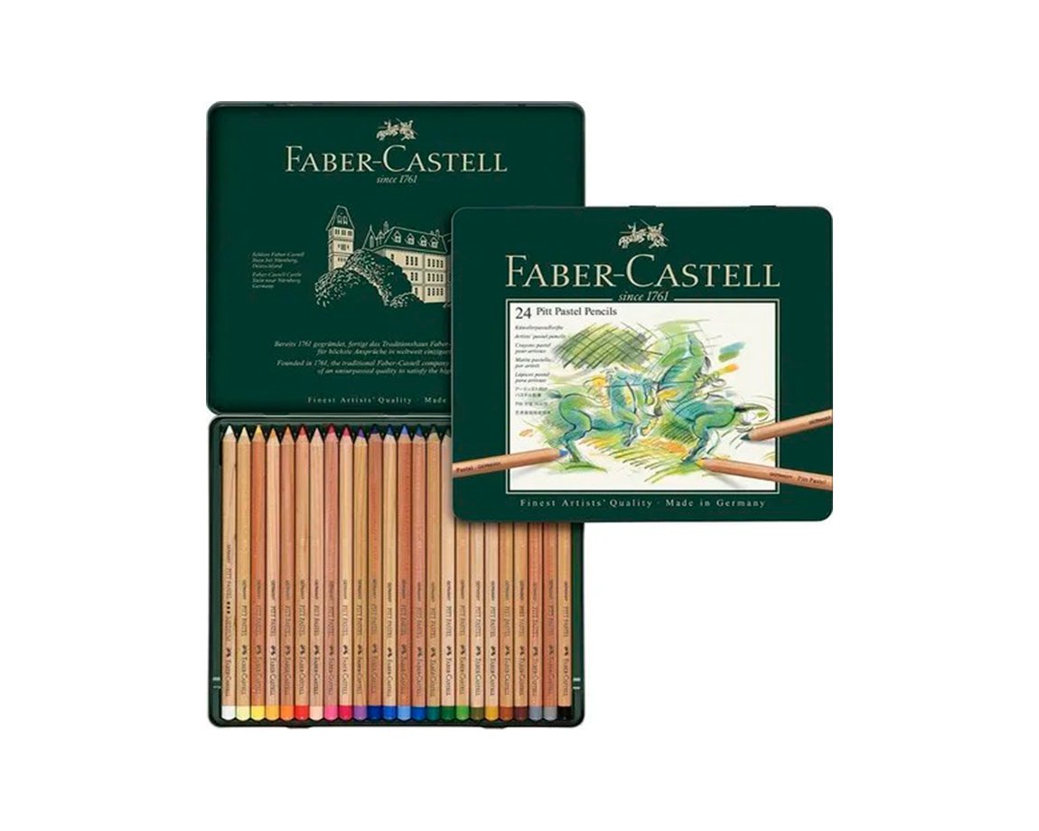 LAPIZ FABER ART PITT 112124 PASTEL x 24 COL. SURTIDOS