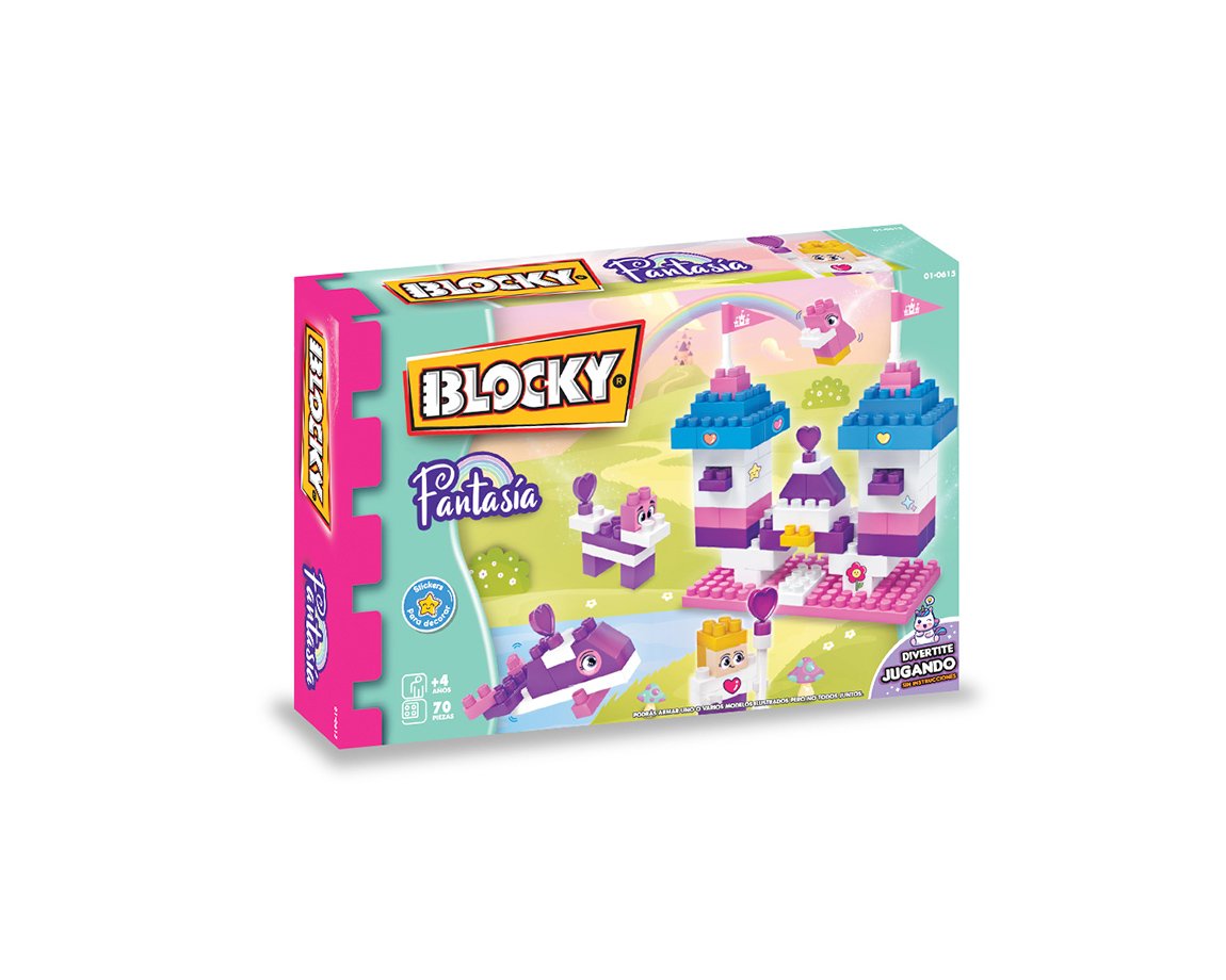 JUGUETE RASTI 01-0615 BLOCKY FANTASIA 1 70 PIEZAS