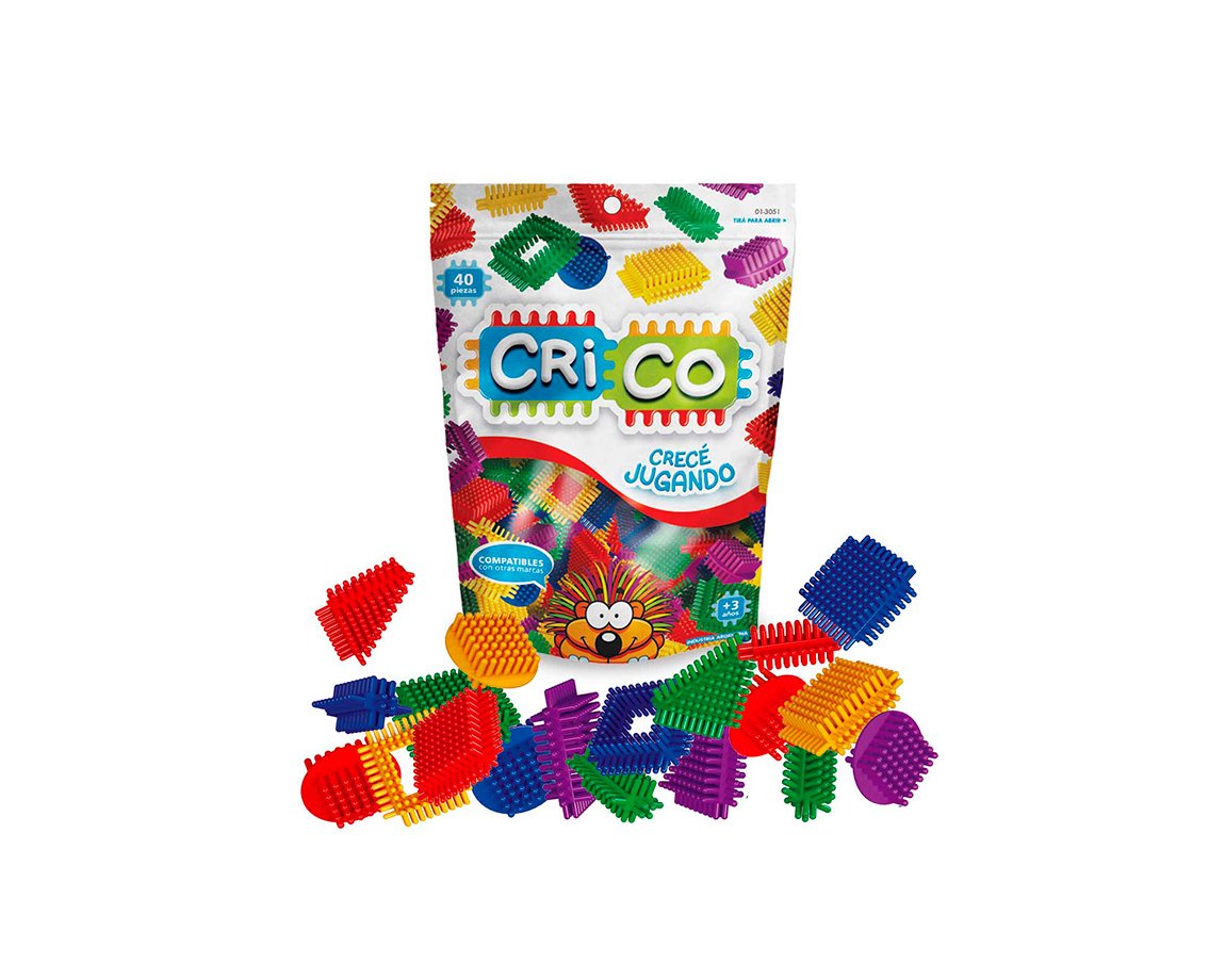 JUGUETE RASTI 01-3051 CRICO 40 PIEZAS