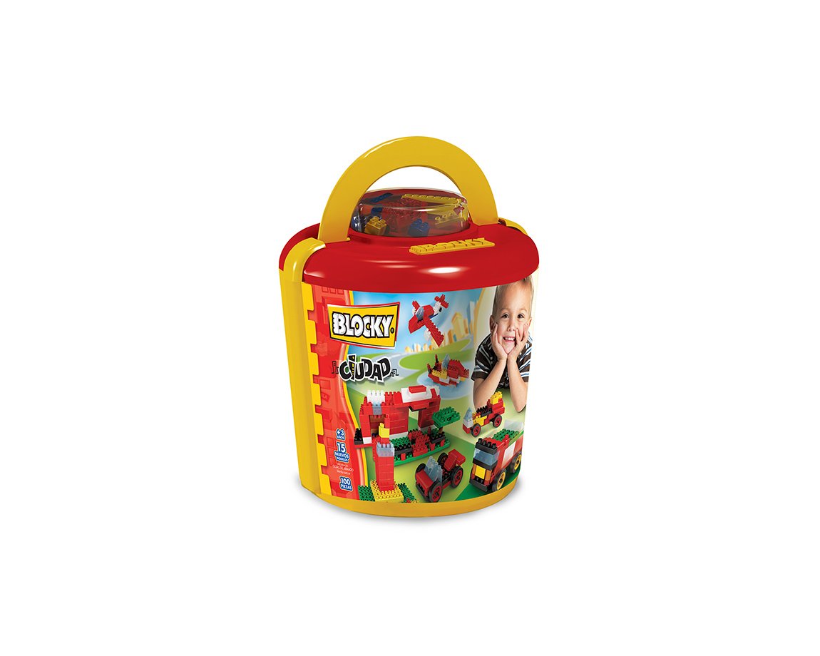 JUGUETE RASTI 01-0628 BLOCKY BALDE CIUDAD 100 PIEZAS