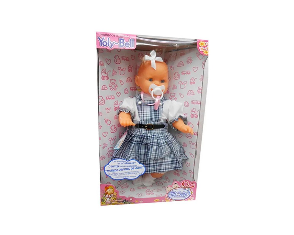 JUGUETE YOLY-BELL   922 MUÑECA VESTIDA DE AZUL -CANTA-