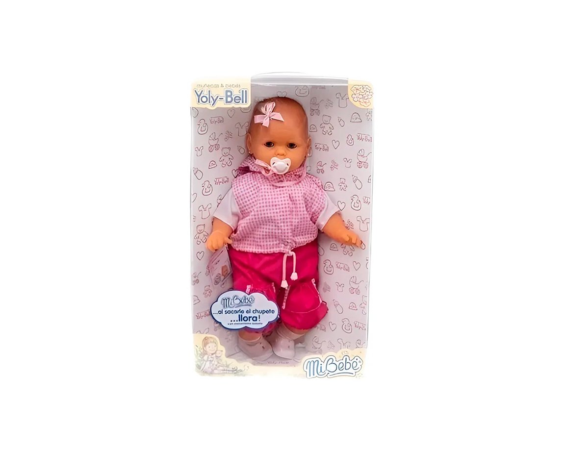 JUGUETE YOLY-BELL 1186 MI BEBE SACA CHUPETE LLORA