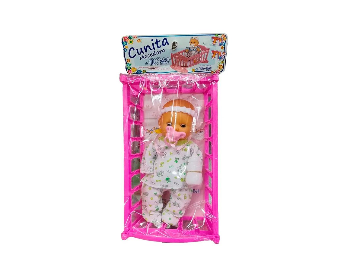 JUGUETE YOLY-BELL   136 MI BEBE C/CUNITA