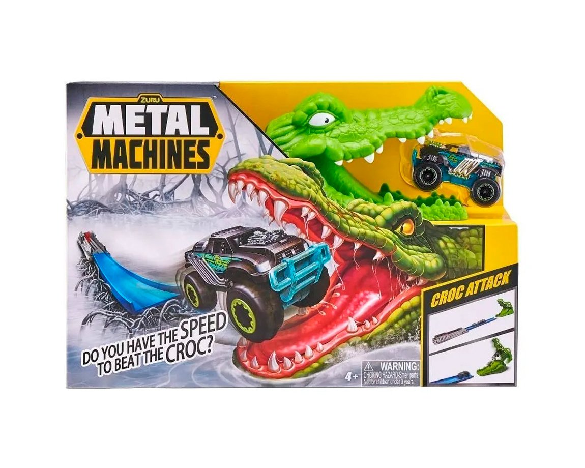 JUGUETE ZURU METAL MACHINES 6718 COCODILE (7058)