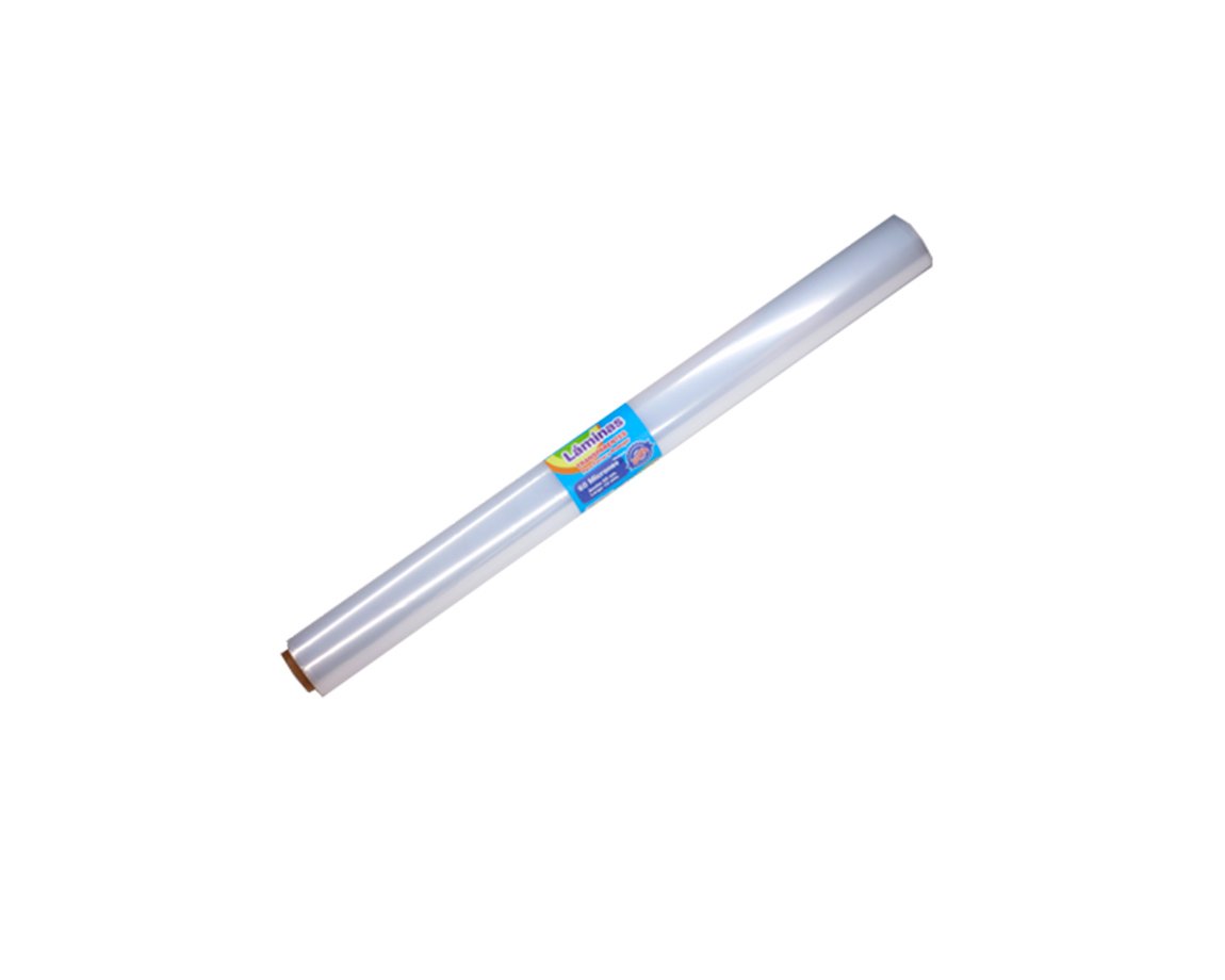 LAMINAS PLAST LUMA TRANSP ROLLO 60 MIC. 10mts x60 cm