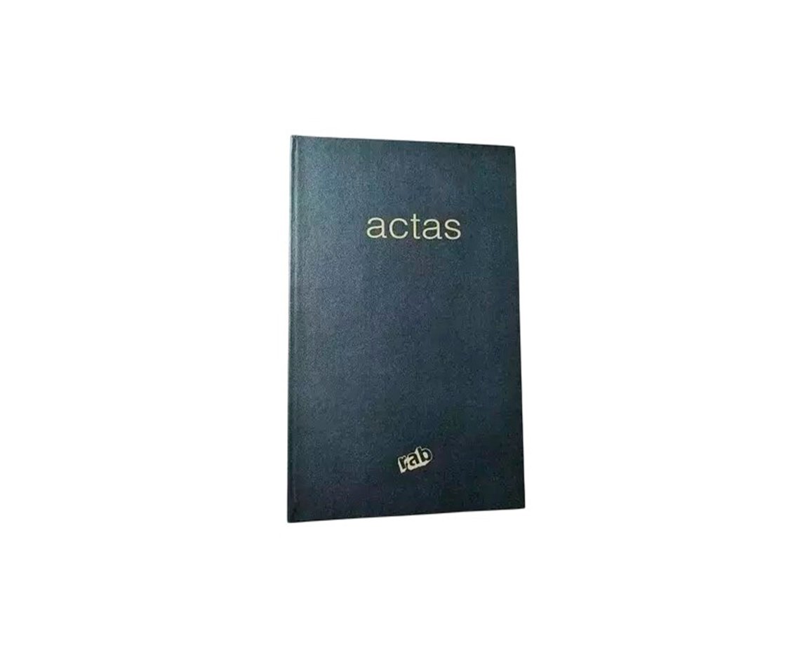 LIBRO RAB ACTAS CLOCHETTE 2M. TAPA NEGRA 2261/N