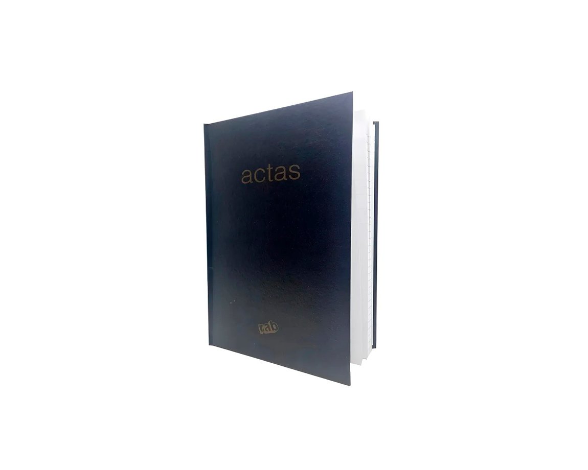 LIBRO RAB ACTAS CORONA 4M.TAPA NEGRA 2251/A
