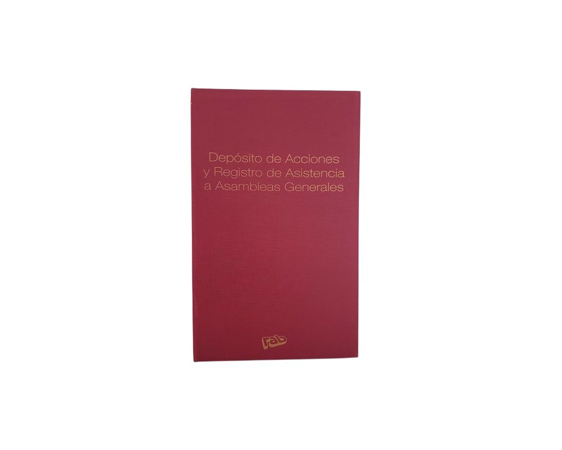 LIBRO RAB DEP ACCIONES/REG ASIST./ASAMB. 50 FOL 2313