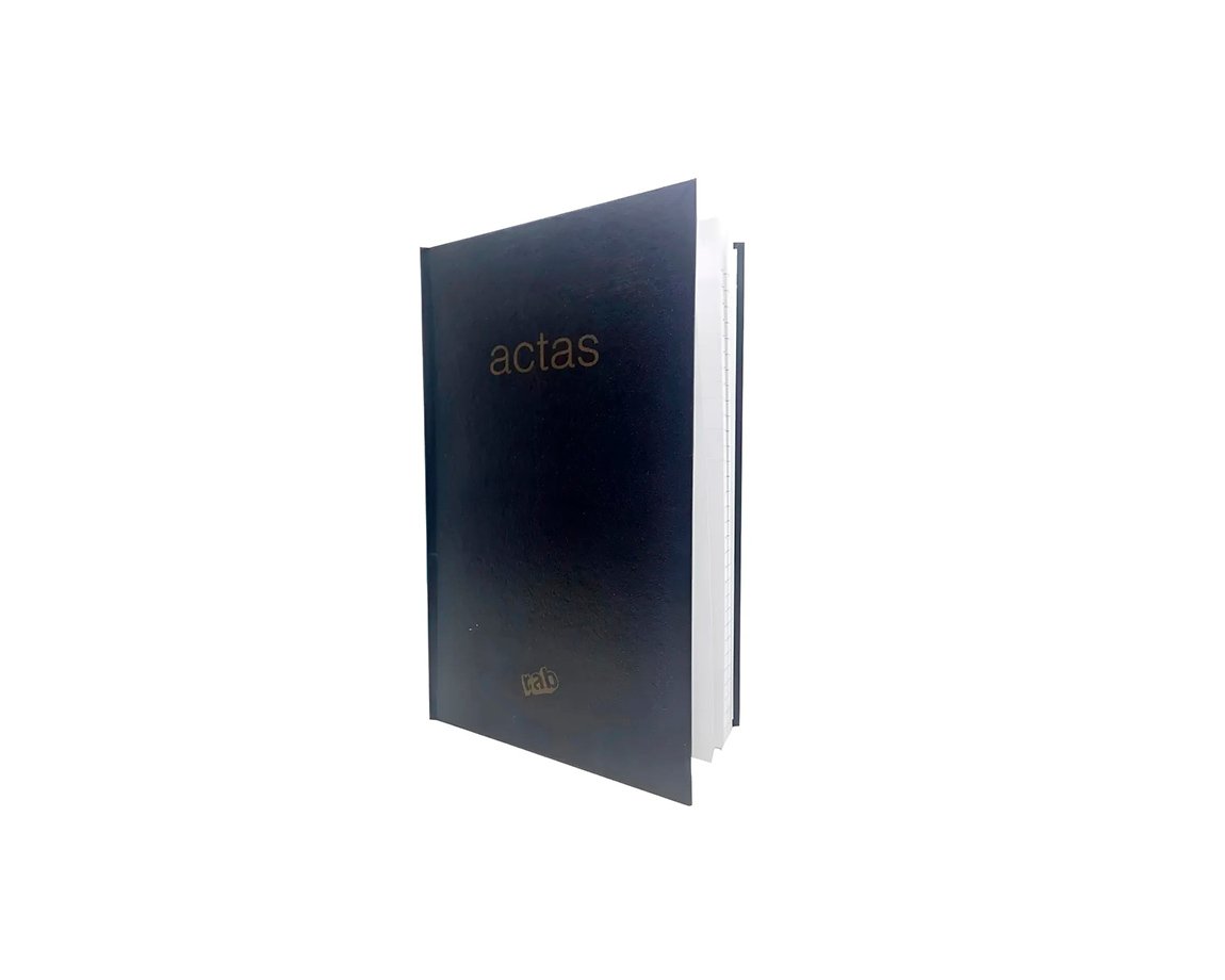 LIBRO RAB ACTAS CORONA 2M. TAPA NEGRA 2224/A