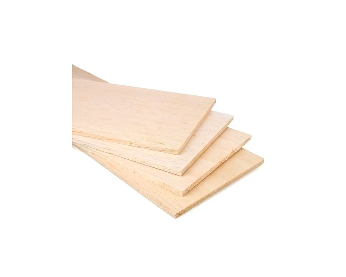 MADERA BALSA PLANCHA 91.5x7.6  2.0 MM x20 U.