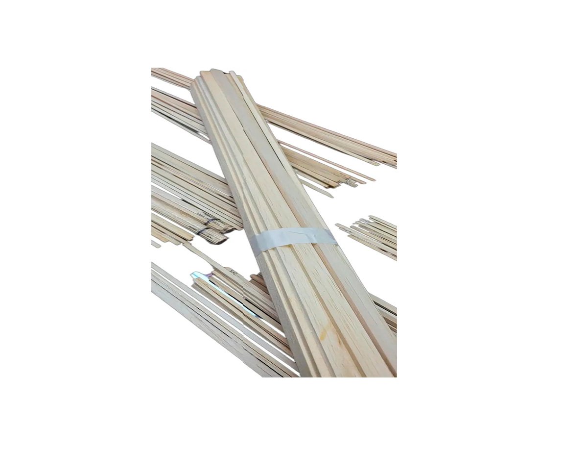 MADERA PINO VARILLA 10 x 10 MM x 10 UNID.