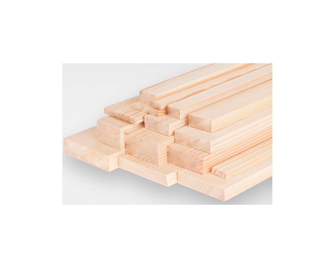 MADERA BALSA VARILLA  2 x  4 MM 40 UNID.