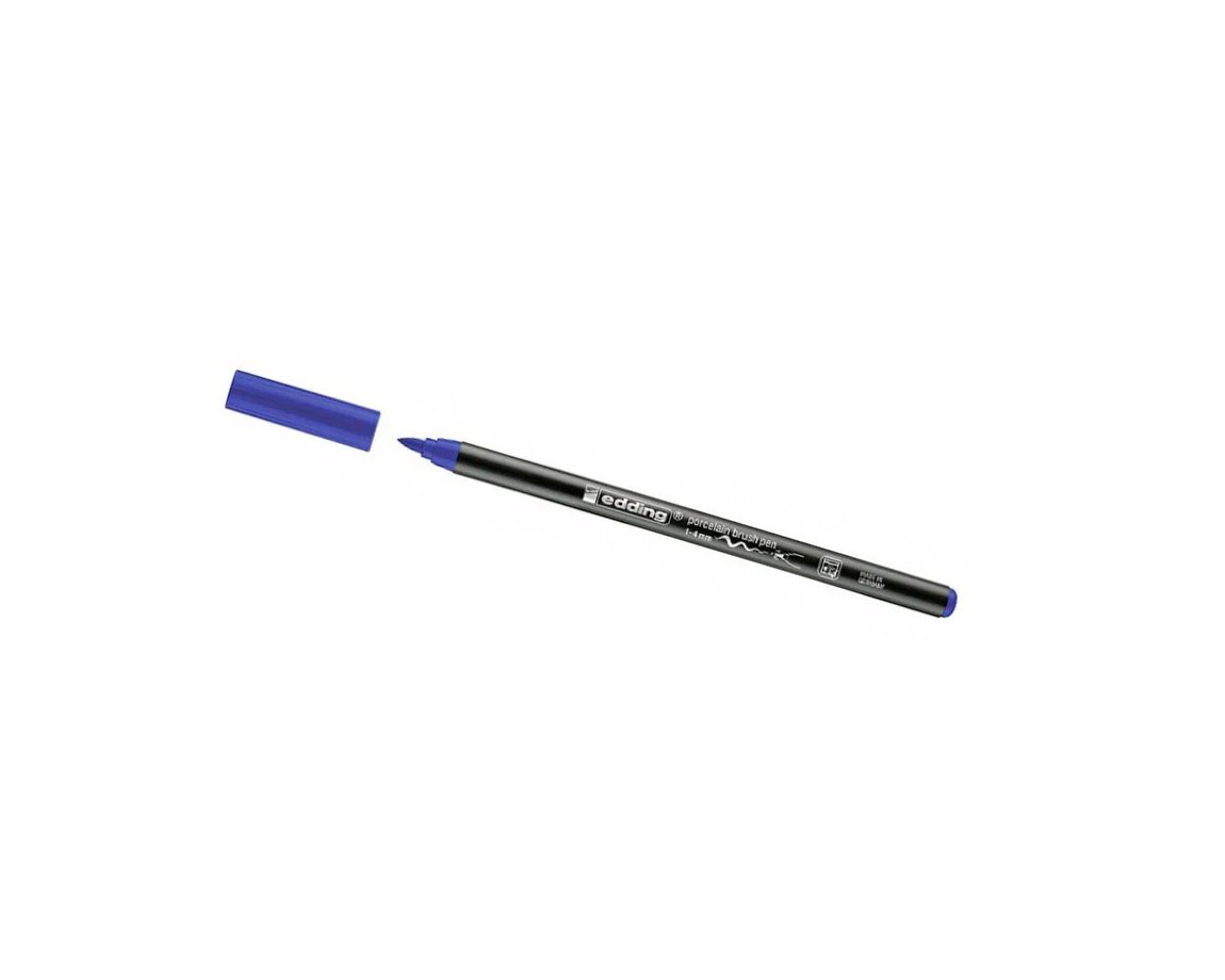 MARCADOR EDDING E-4200 PORCELAIN AZUL OSC x u.
