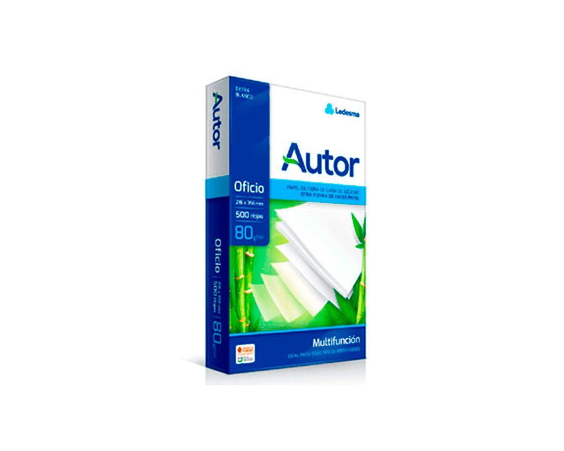 PAPEL RESMA AUTOR OFICIO 80 GRS unidad