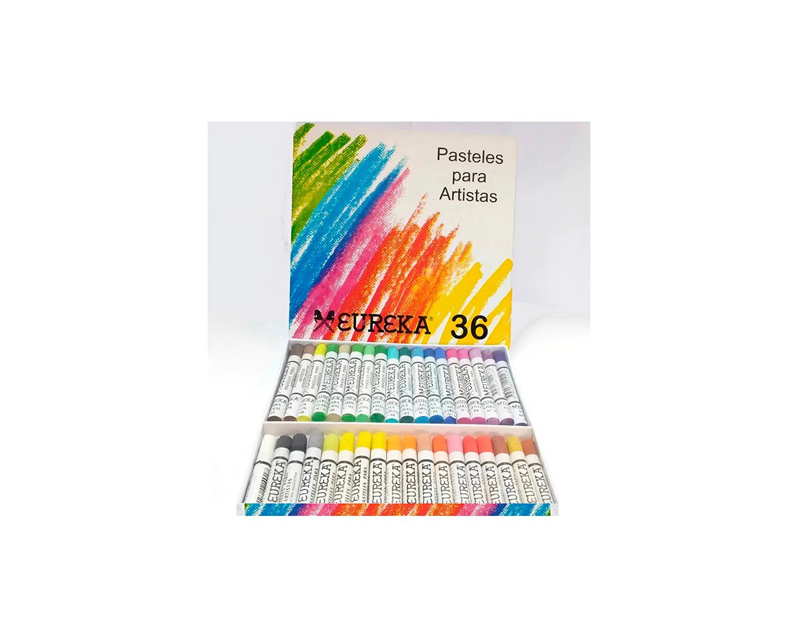 PASTELES P/ARTIS. SUPER FINOS 36 COL.EUREKA