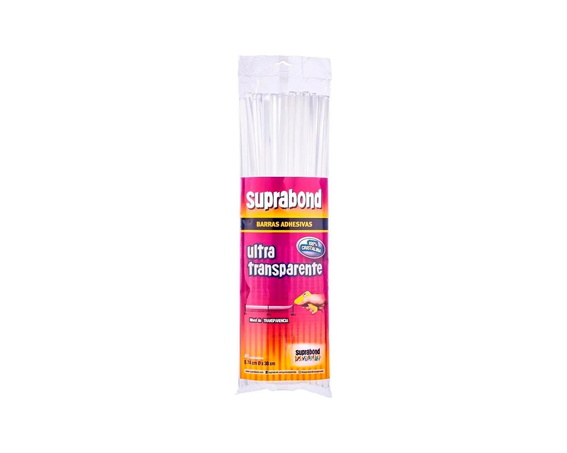 PEGAMENTOS SUPRABOND BARRAS (fina larga) x 41 u. TRANS.-