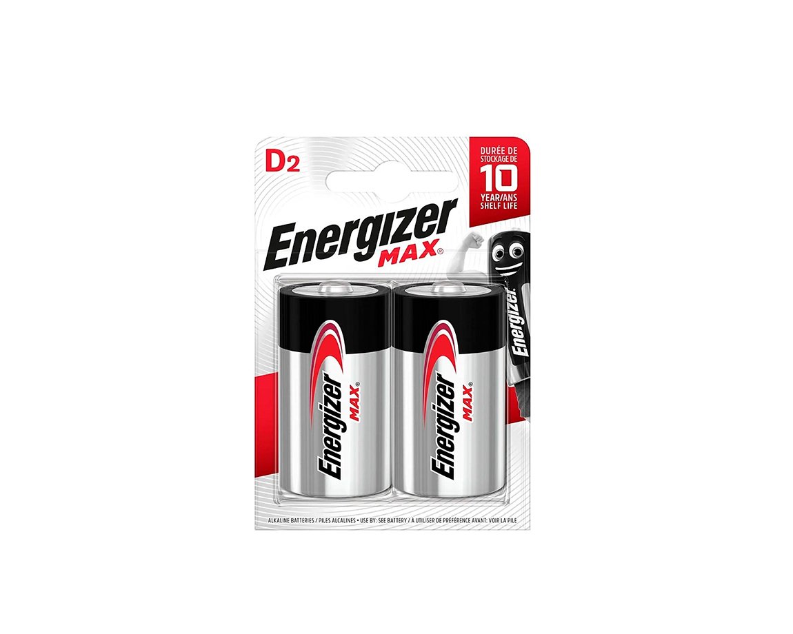 PILAS ENERGIZER -D- ALCALINA E-95 GRANDE  x 2 UNID