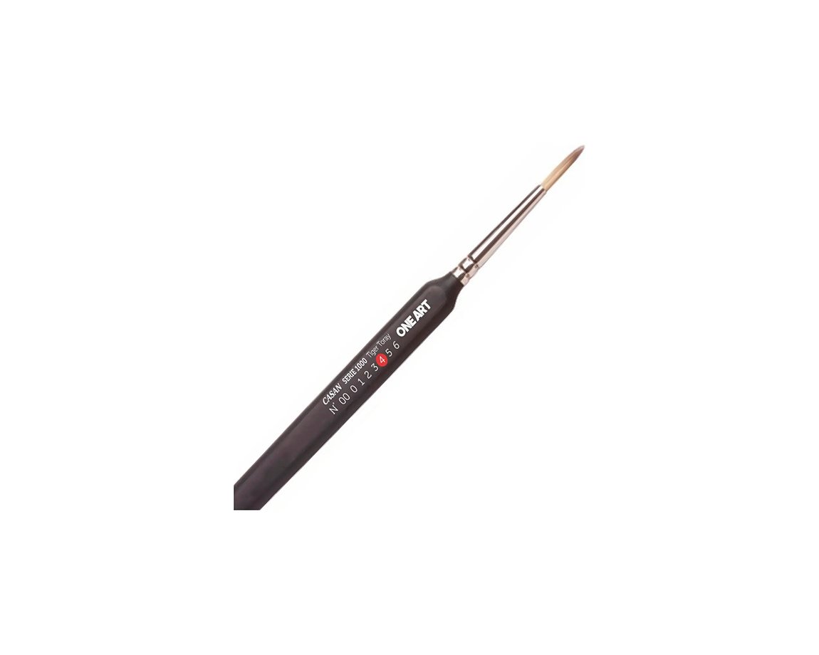 PINCEL CASAN S-1000 Nro 4 TIGER TORAY x 3 u.RED ANATOMI