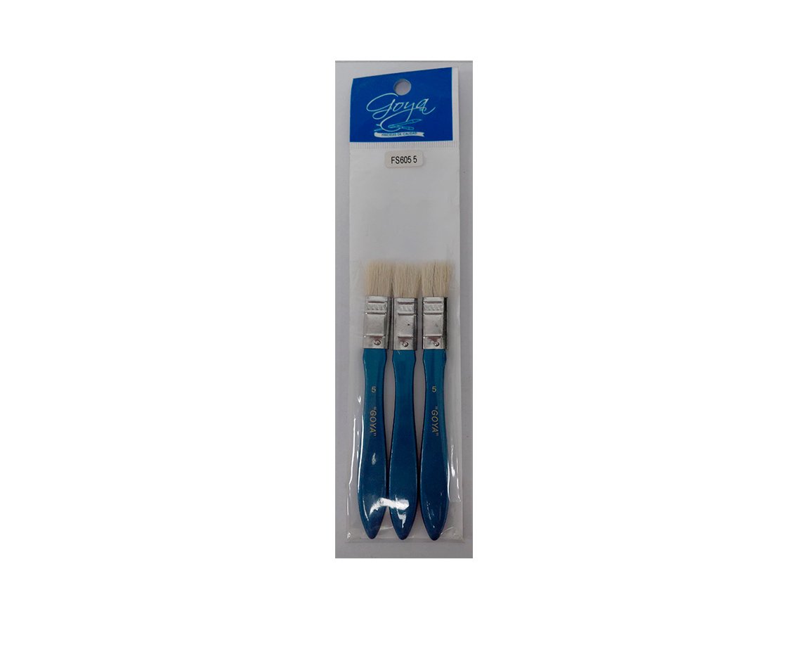 PINCEL GOYA S-605 N° 5 PINCELETA CERDA x3 UNID