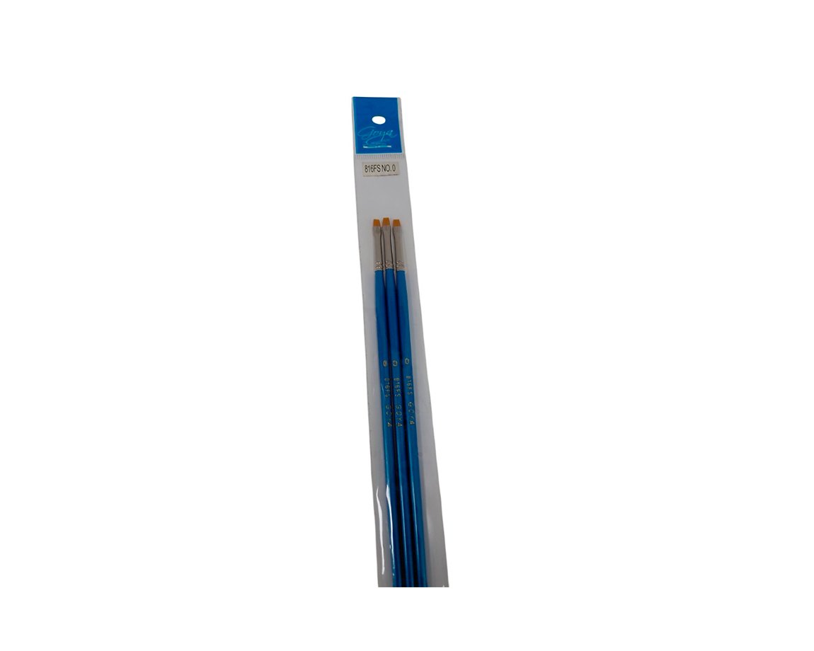 PINCEL GOYA S-816FS N° 0 CHATO x3 UNID