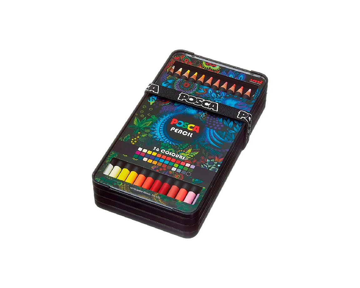 PINTURITAS UNI POSCA PENCIL AL OLEO x 36 UNID.
