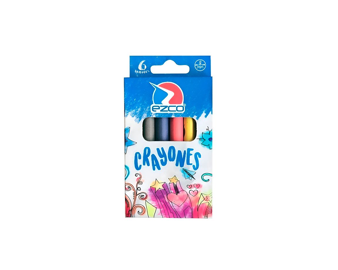 PINTURITAS EZCO CERITAS x 6 U. ESCOLAR