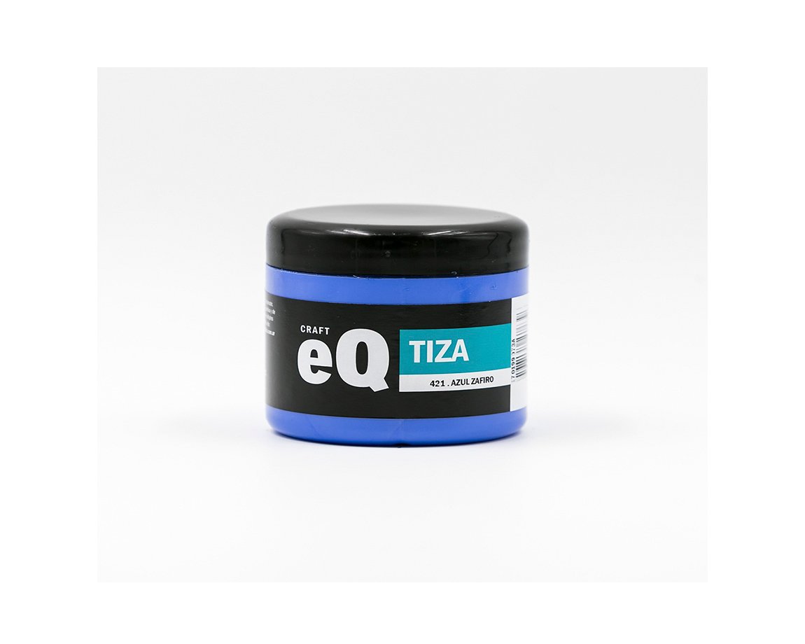 PINTURA EQARTE TIZA 200CC 421 AZUL ZAFIRO