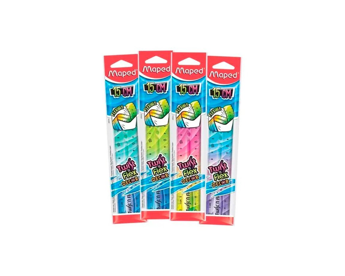 REGLA MAPED TWIST N FLEX  15 CM PULSE FLOW PACK