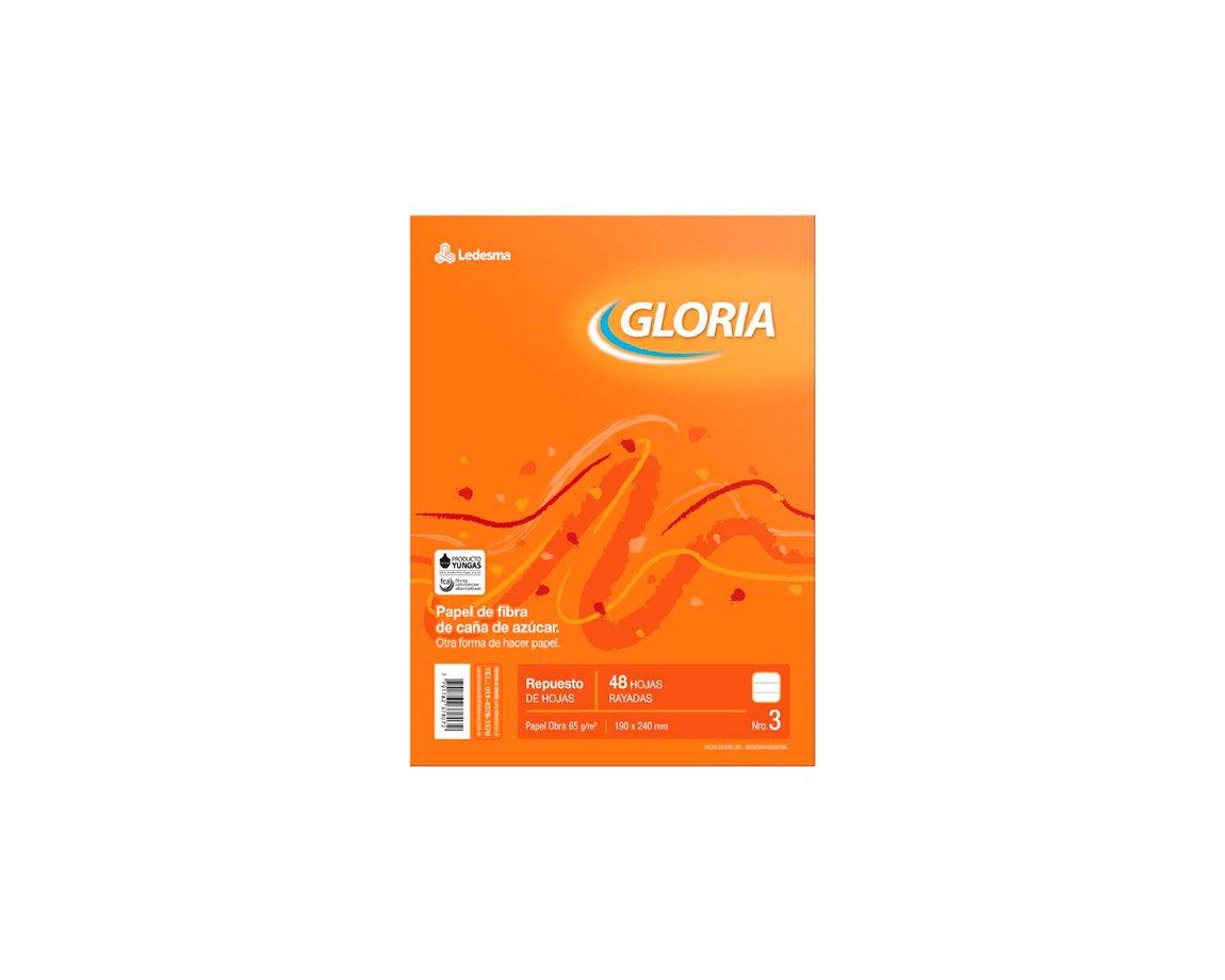REPUESTOS GLORIA 48 H  = NARANJA