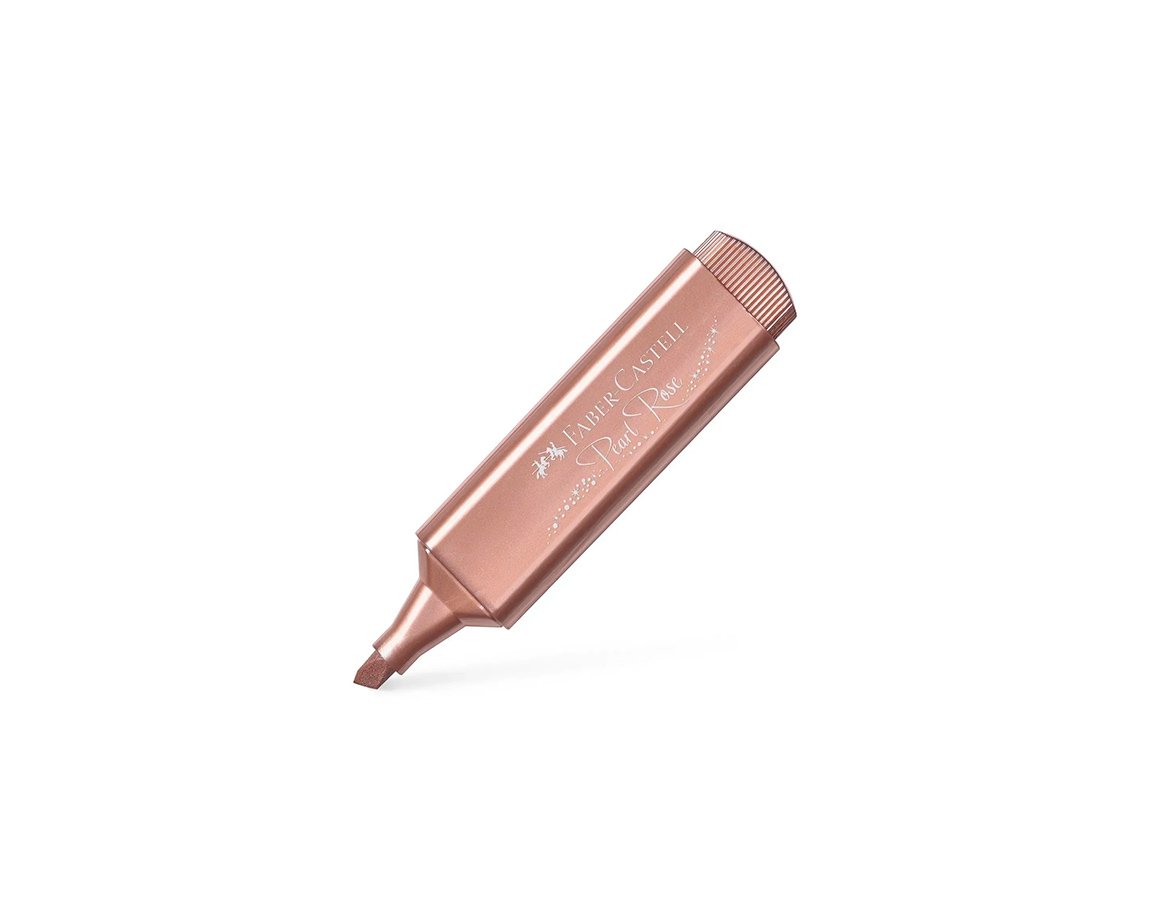 RESALTADOR FABER 46 METALLIC x 10 U. ROSADO