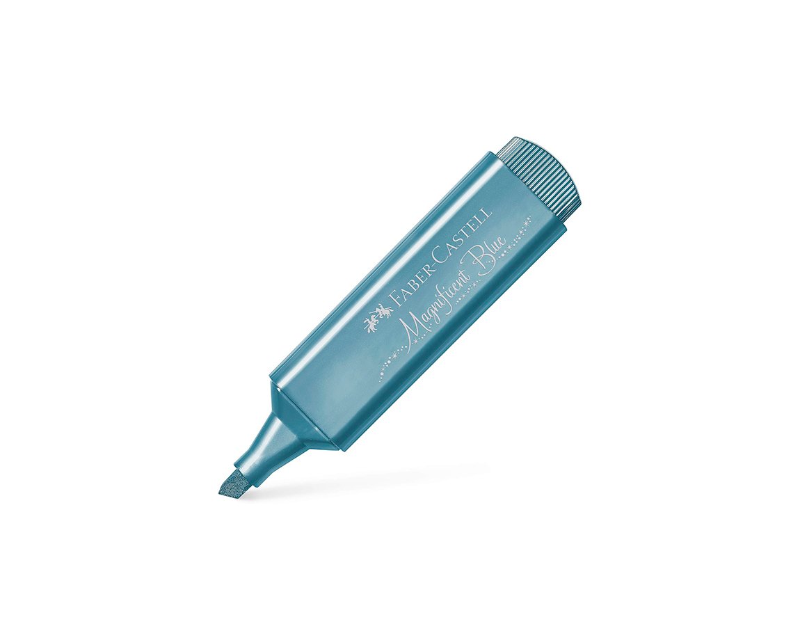 RESALTADOR FABER 46 METALLIC x 10 U. AZUL