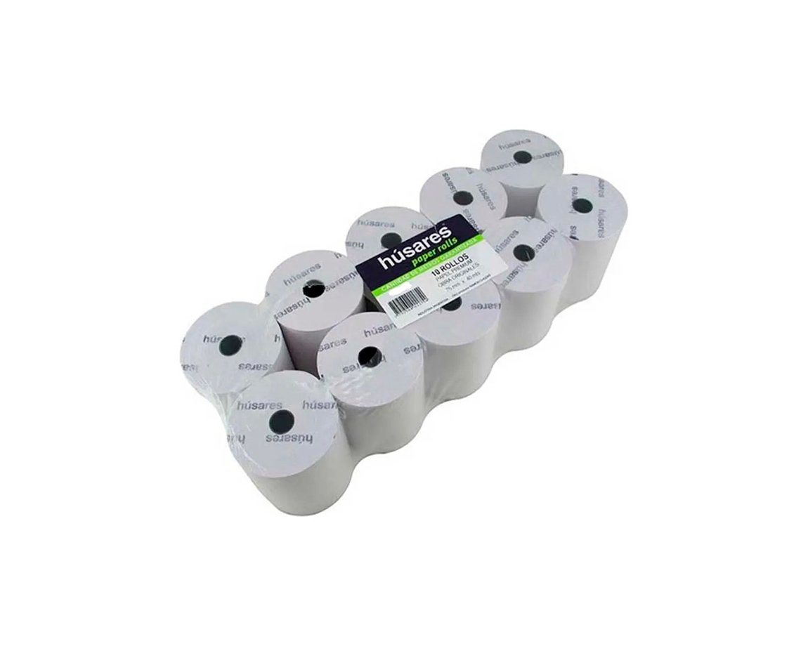ROLLO HUSARES 1133 TERMICO 37 MM x30 MTS x 10 U