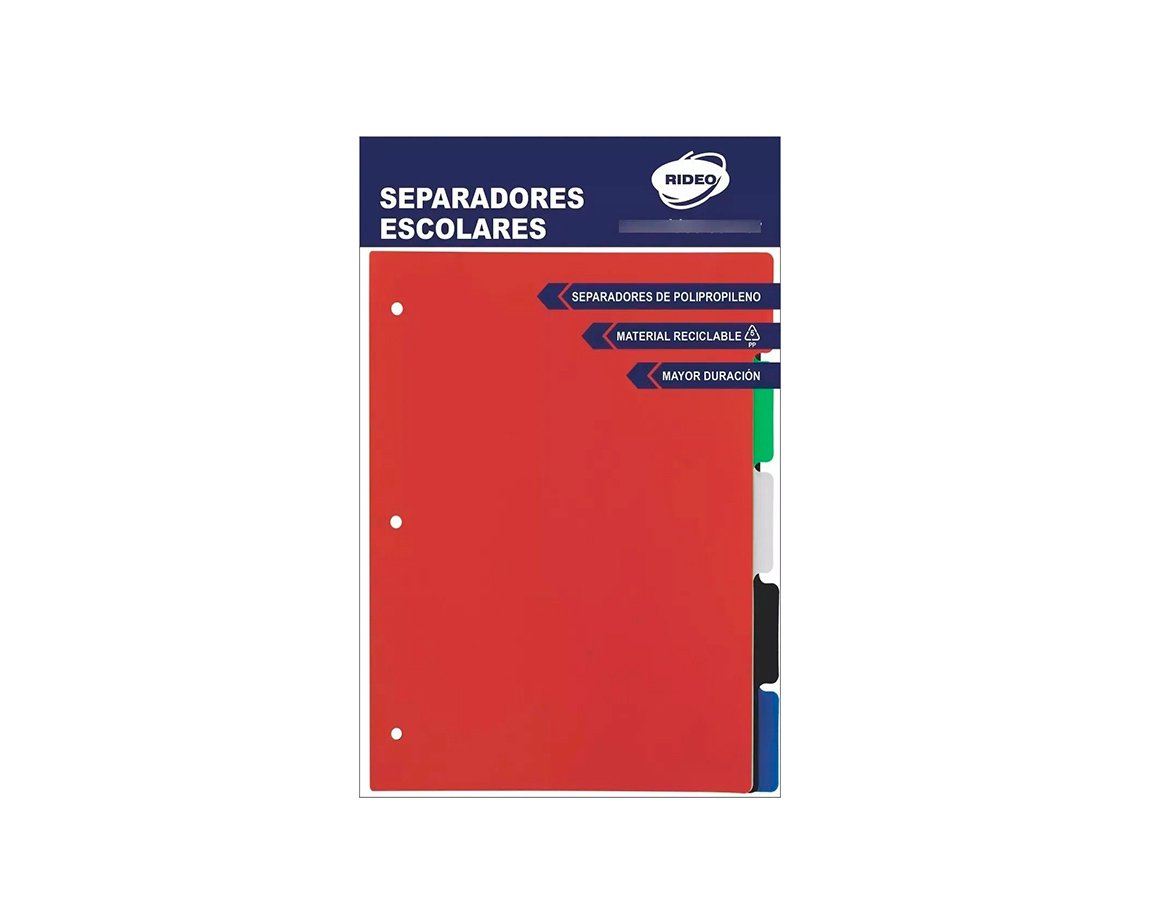 SEPARADOR RIDEO Nro 3 2001/4 5 POSIC. CLASICO