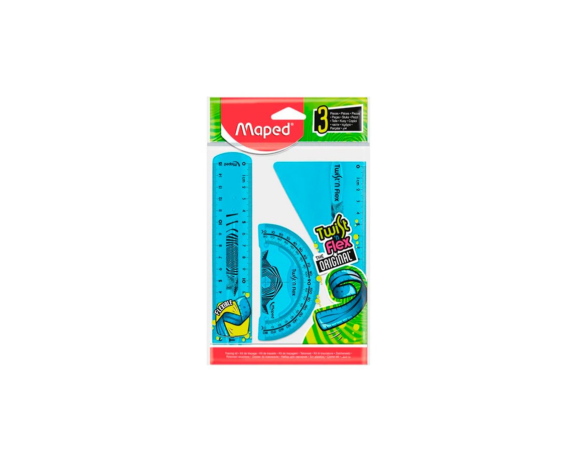SET GEOMETRICO MAPED REGLA-ESCUAD-TRANSP TWIST N FLEX
