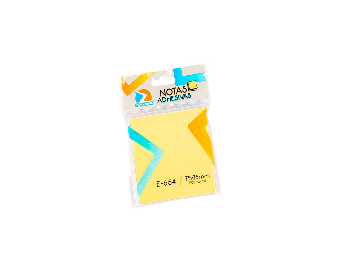 TACOS EZCO E-654 75x75 x 100 H AMARILLO x 12 U. (E-654)