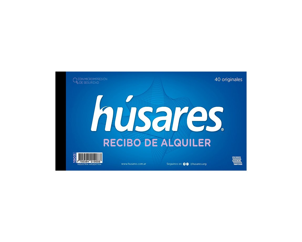 TALONARIO HUSARES 1903 ORIGINAL ALQUILER