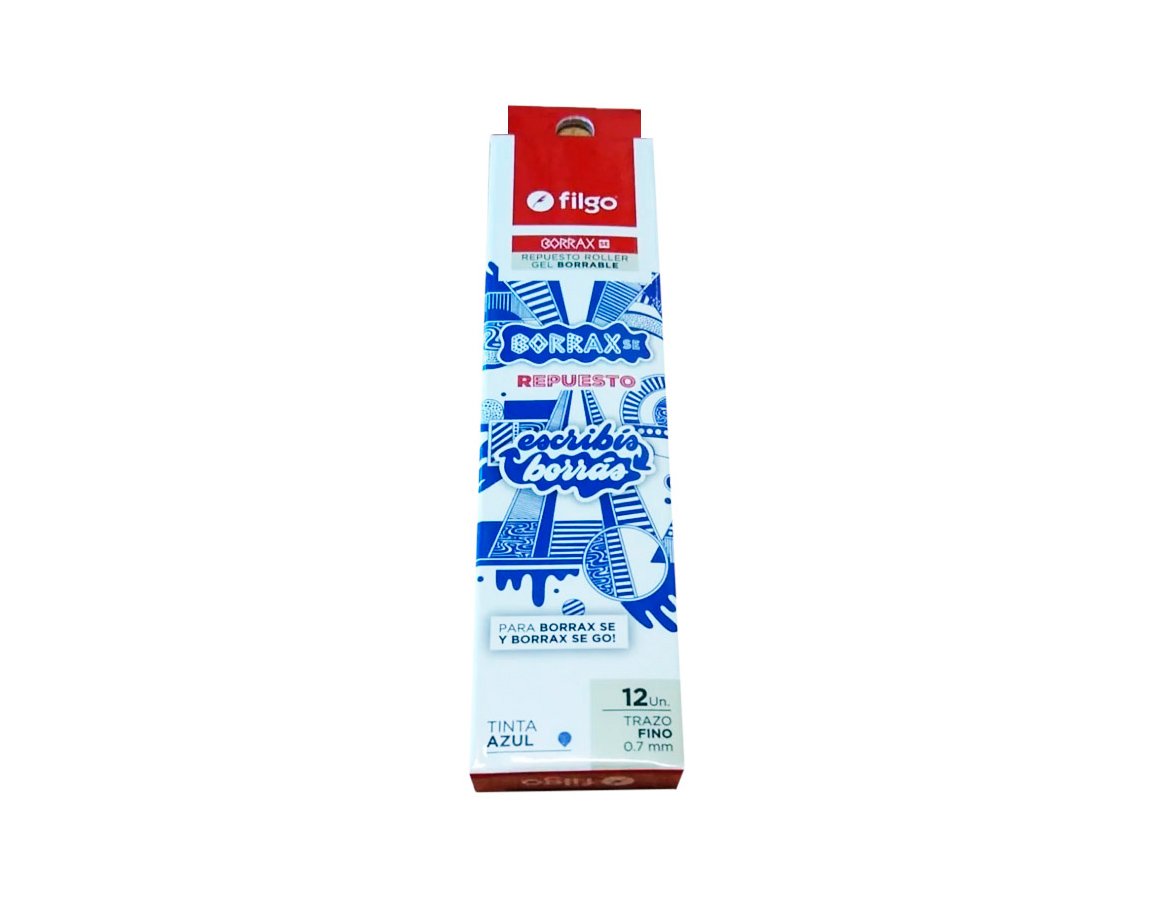 TANQUE FILGO BORRAX SE x 12 U. AZUL