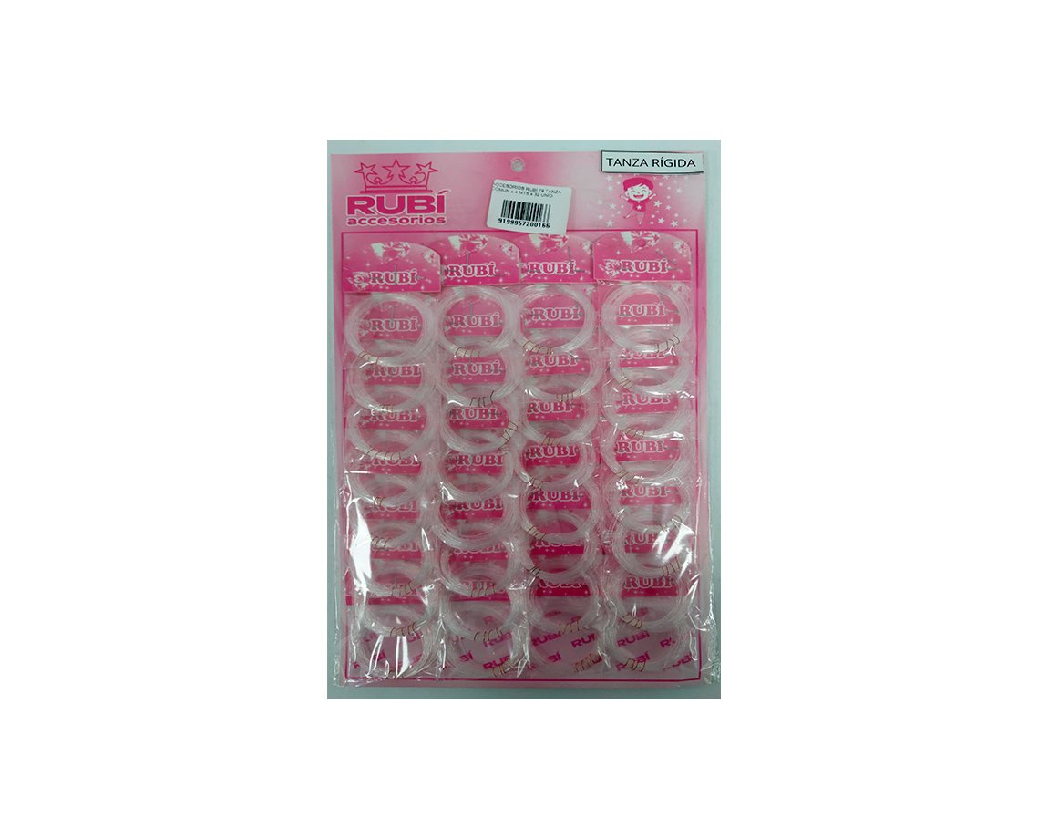 ACCESORIOS RUBI 79 TANZA COMUN x 4 MTS x 32 UNID.