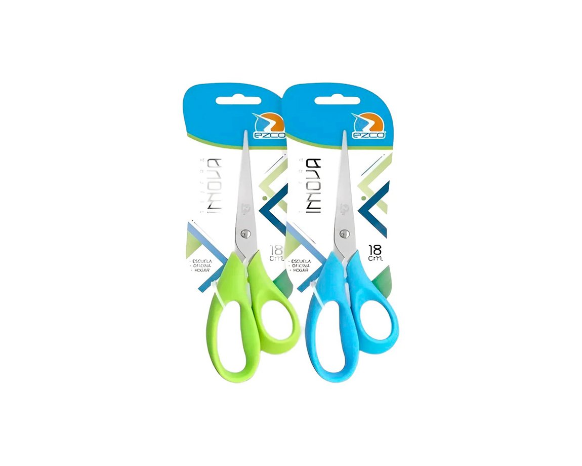 TIJERA EZCO INNOVA 18 CM BLISTER