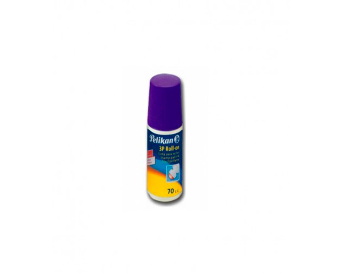 TINTA PELIKAN P/SELLOS 3P 70 CC. x U. ROLL-ON VIOLETA