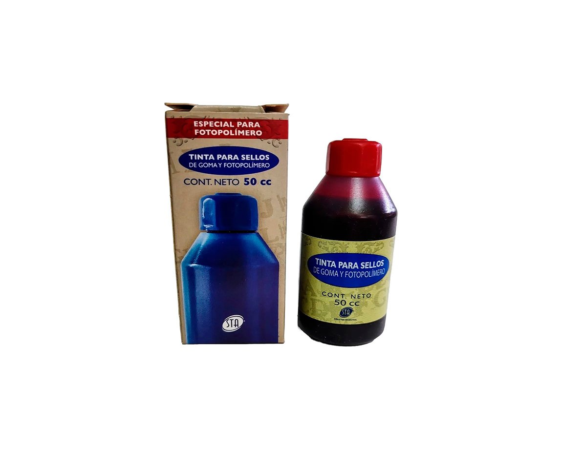 TINTA STA P/SELLOS 50 CC ROJO
