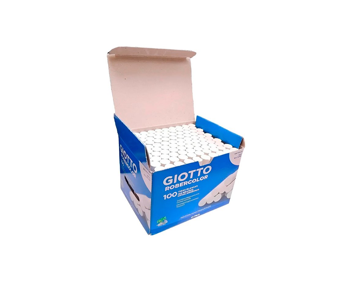 TIZAS GIOTTO ROBERCOLOR BLANCA x 100 U.